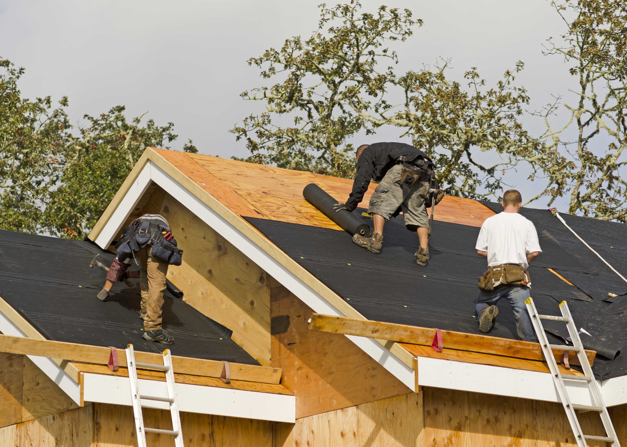 Emergency roof repair after a home is damaged due to weather in Vallejo, CA.